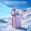 Mini Ventilator mit 6 Stufen, LED Display USB-C, 3000mAh Produktbild-Vorschau 3