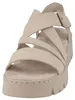 Rieker, sandalo con plateau da donna, beige Anteprima dell’immagine prodotto 5