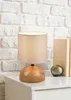 Lampe de table LUCI marron et blanche, 1xE14x40W, tissu, Voir les images du produit 12