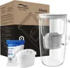 Wasserfilterkanne aus Glas 2.9 L Weiß Kompatibel mit Produktbild-Vorschau 1