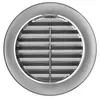 KOTARBAU® Lüftungsgitter ⌀100 mm Rund Flansch Satin Produktbild-Vorschau 4