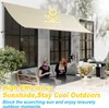 TWOLIIN markýza proti slunci 350x143cm, stínění balkonů z Náhled obrázku produktu 4