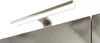 A modern LED light fixture mounted above a mirrored cabinet. Produktbild-Vorschau