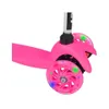 Dreirädriger MINI SCOOTER mit leuchtenden Rädern, pink Produktbild-Vorschau 2