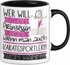 Karatesportlerin Tasse Geschenk Spruch Wer Will Schon Produktbild-Vorschau 1