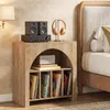 Tavolino laterale, 80 cm. Comodino per dischi in vinile, Anteprima dell’immagine prodotto 7