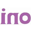 The image shows the letters 'ino' in purple against a white background. Produktbild-Vorschau