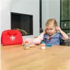 Borsa da medico in legno con accessori 11 pezzi Anteprima dell’immagine prodotto 11