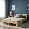 Homestyle4u Holzbett 160x200 Doppelbett mit Lattenrost Produktbild-Vorschau 18