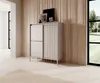 AX LIVING Trentinis 3T Highboard modern Beige, 103,5 cm, Produktbild-Vorschau 9