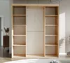 IDOHOME-Dreitüriger Schiebetürenschrank Kleiderschrank mit Produktbild-Vorschau 3