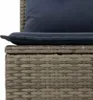vidaXL Tuinset met loungebank, grijs, van polyrotan Productafbeelding-voorbeeld 7