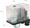 A pressure switch for a water pump, with dimensions indicated. Produktbild-Vorschau