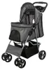 TRIXIE Buggy mit 4 Rädern für Hunde bis 15 kg - grau - 47 × Produktbild-Vorschau 1
