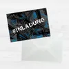 10 coole Einladungskarten Trash blau schwarz inkl. 10 Produktbild-Vorschau 3