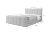 B&B Home Boxspringbett CoriaII 180x200 cm – mit Bettkasten Produktbild-Vorschau 3
