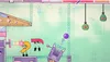 A cartoon-style video game scene with animated characters and objects. Podgląd zdjęcia produktu