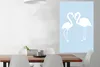 MuchoWow® Poster Weiß - Flamingo - Scherenschnitt 80x120 cm Produktbild-Vorschau 2