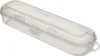 A clear plastic storage case for toothbrushes, cutlery, or glasses. Produktbild-Vorschau