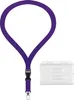 10 Stück SET: 5x Lanyard Lila / Violett Keyholder Produktbild-Vorschau 1