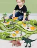 Tor wyścigowy z dinozaurami 260 elementów i autem terenowym Podgląd zdjęcia produktu 2
