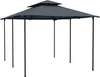 paramondo Comfort Gartenpavillon, 4 x 3 m, anthrazit + Produktbild-Vorschau 3
