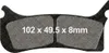MXS406 EBC  Goldstuff Rennbremsbeläge Produktbild-Vorschau 7