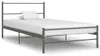 vidaXL Postelový rošt Grey Metal 90×200 cm Náhled obrázku produktu 7
