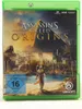 The image shows the front cover of an Xbox One game case for Assassin's Creed Origins. Produktbild-Vorschau