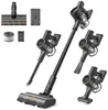 A collection of cordless vacuum cleaner parts and accessories arranged on a white background. Produktbild-Vorschau