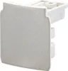 A white plastic corner piece for a blind or curtain track. Anteprima dell’immagine prodotto
