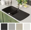 vidaXL Granit Évier double noir Voir les images du produit 6
