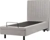 BELIANI Łóżko jasnoszare tapicerowane 90 x 200 cm Podgląd zdjęcia produktu 7