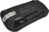 A black and gray battery pack for a vacuum cleaner, shown from a slightly elevated angle against a white background. Voir les images du produit