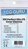 1x TCG GURU Perfect Size Soft Sleeves (100) + Heartforcards Produktbild-Vorschau 1