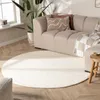 Volero - Tapis en laine rond - Feline Blanc - Ø 120 cm Voir les images du produit 1