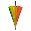 Großer Regenschirm Regenbogen XXL Stockschirm Partnerschirm Produktbild-Vorschau 3
