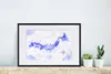 MuchoWow® MuchoWow® Gerahmtes Poster Aquarell - Weltkarte - Produktbild-Vorschau 4