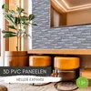 3D-Wandpaneele PVC | Steinoptik | Light Expansi - 1 Platte Produktbild-Vorschau 2