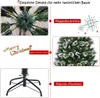 COSTWAY Sapin de Noël artificiel 180cm avec baies rouges, Voir les images du produit 5