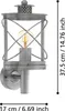 EGLO Außen-Wandlampe Hilburn 1, 1 flammige Außenleuchte, Produktbild-Vorschau 3
