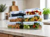 SKLENENÉ NÁDOBY NA POTRAVINY LUNCHBOX DO MIKROVLNNÝCH RÚR A Náhľad obrázku produktu 2