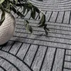 Teppich Outdoor Wetterfest - Anthrazit, Grau - Wendeteppich Produktbild-Vorschau 3