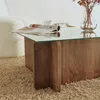 Tavolo da soggiorno Skye Decor in legno e vetro, colore Anteprima dell’immagine prodotto 7