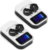 Two identical battery chargers are shown from a slightly elevated diagonal angle against a white background. Náhled obrázku produktu