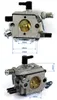 Carburatore per motosega Fuxtec FX-KS146, FX-KS162, Anteprima dell’immagine prodotto 2