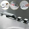 Wannenarmatur 5 Loch Badewannenarmatur mit Handbrause  Produktbild-Vorschau 4