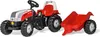 Pedálový traktor Rolly Kid Steyer s vlečkou - červený Náhľad obrázku produktu 1