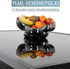 Gartentisch Balkontisch Ausziehbar 90 - 180 cm Schwarz Produktbild-Vorschau 5