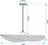 tooLight Hängelampe App1469-1Cp Black Gold Produktbild-Vorschau 8